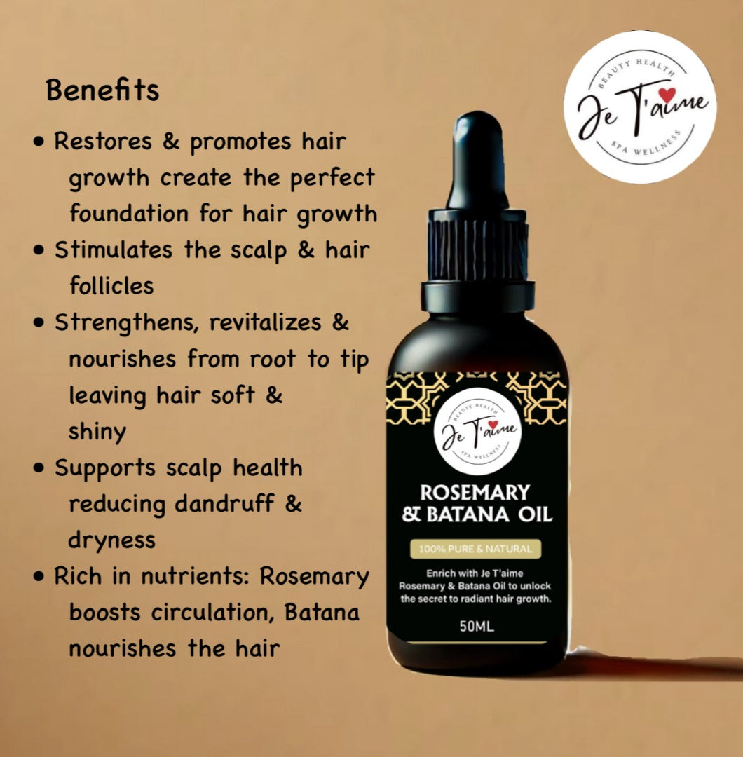Organic Rosemary & Botana Oil 50ml